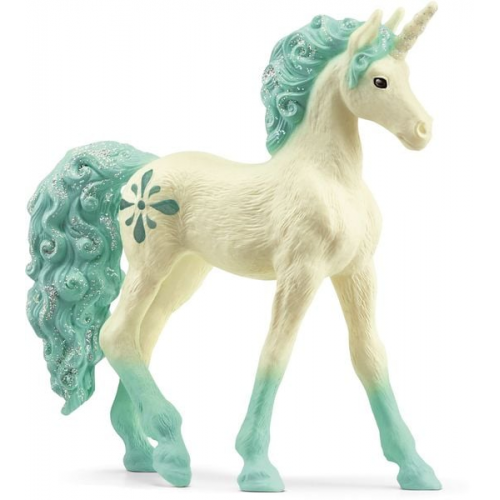 Schleich 70764 - Bayala, Sammeleinhorn Aquamarin, Tierfigur