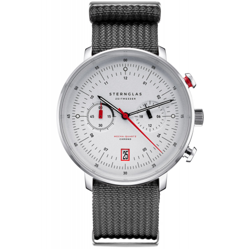 Sternglas S01-HC10-FI04 Herrenuhr Hamburg Chrono Silber