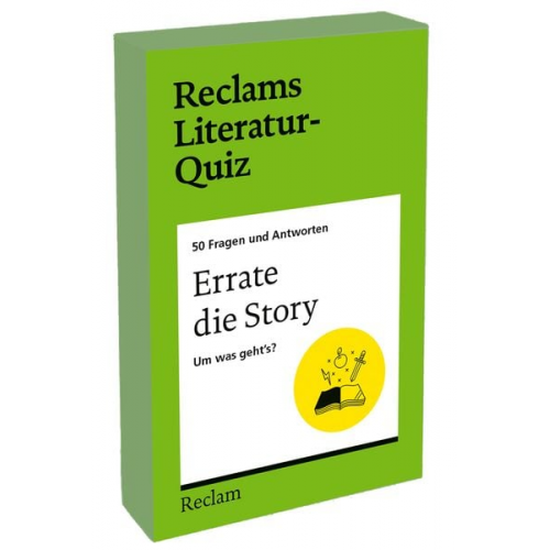 Errate die Story. Um was geht's? 50 Fragen und Antworten für Büchermenschen