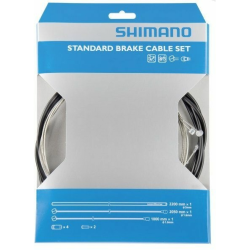 Shimano Bremszug-Set Y80098022 1600 mm schwarz