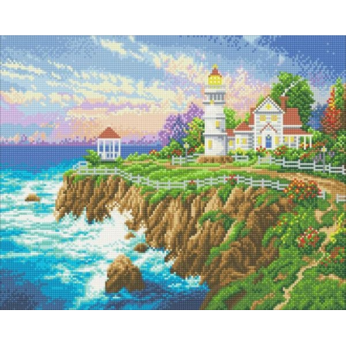 Craft Buddy CAK-TK4L - Crystal Art, Victorian Light, Thomas Kinkade Kit, Bild, 40 x 50 cm cm