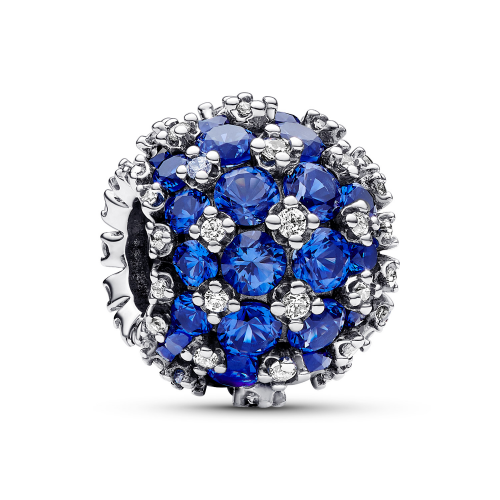 Pandora 792630C02 Charm Funkelndes Pavé Rund Blau