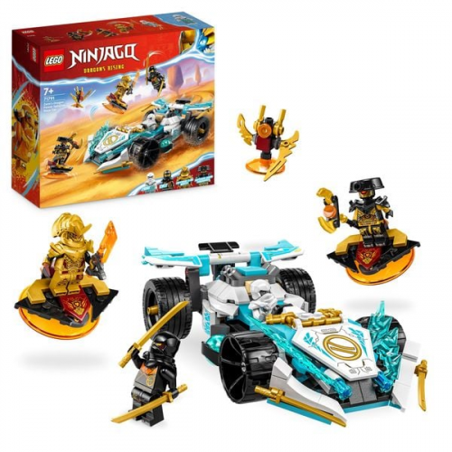 LEGO NINJAGO 71791 Zanes Drachenpower-Spinjitzu-Rennwagen, Spielzeugauto