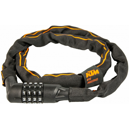 KTM Kettenschloss Pro Chain Lock Code black / orange