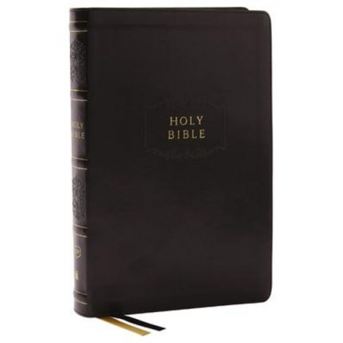 Thomas Nelson - KJV Holy Bible with 73,000 Center-Column Cross References, Black Leathersoft, Red Letter, Comfort Print: King James Version