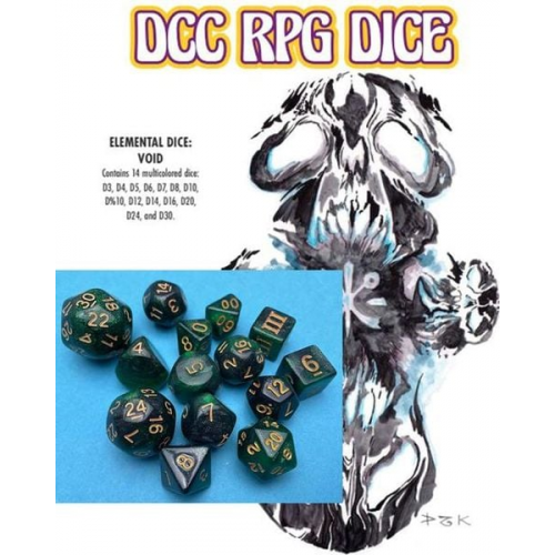 Harley Stroh - DCC RPG Dice - Elemental Dice Void