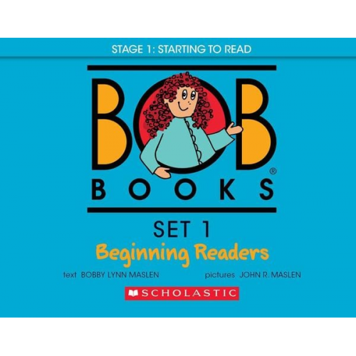 Bobby Lynn/ Maslen  John R. (ILT) Maslen - Bob Books - Set 1: Beginning Readers Hardcover Bind-Up Phonics, Ages 4 and Up, Kindergarten (Stage 1: Starting to Read)