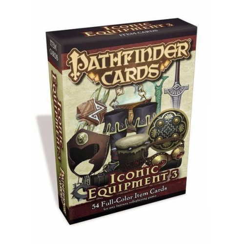 Pathfinder Cards: Iconic Equipment 3 Item Cards Deck