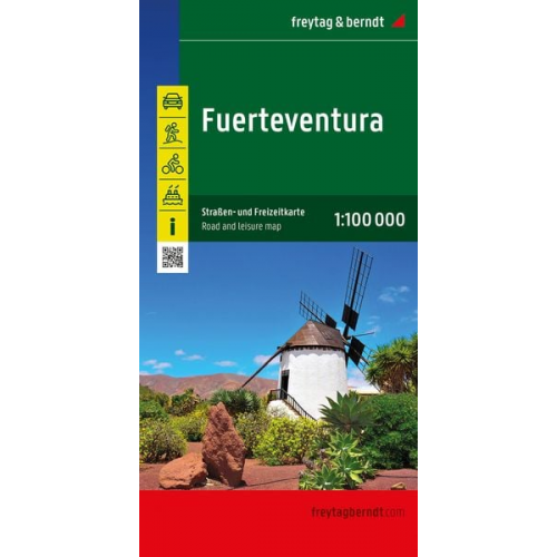 Fuerteventura, Straßen- und Freizeitkarte 1:100.000, freytag & berndt