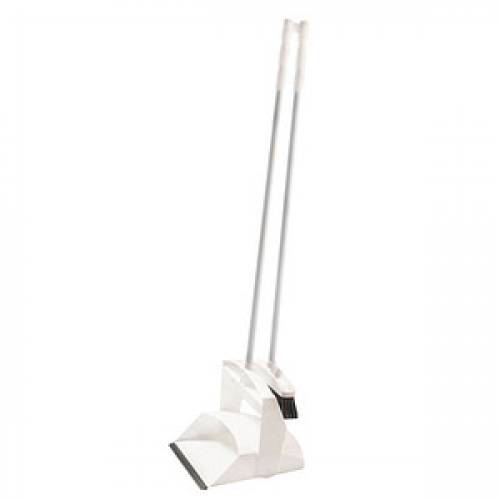 haug® bürsten Kehrgarnitur mit langem Stiel futura weiß Kunststoff 26,0 cm breit
