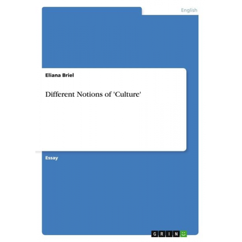 Eliana Briel - Different Notions of 'Culture