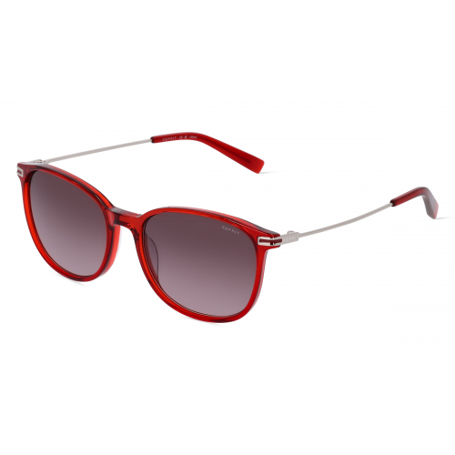 Esprit 40070 Damen-Sonnenbrille Vollrand Butterfly Kunststoff-Gestell, rot