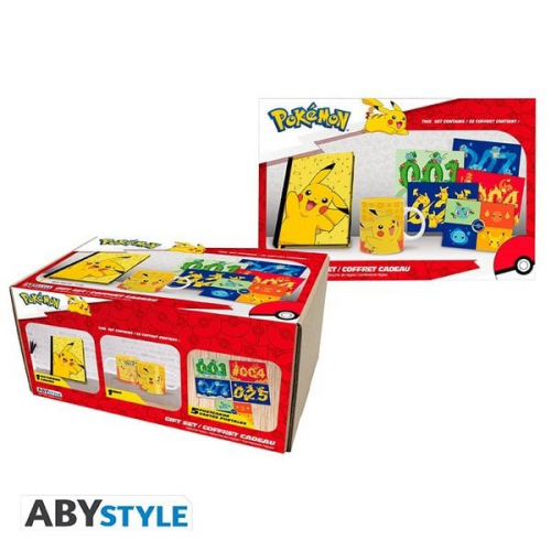 POKEMON - A5 Notebook Mug320ml +Postcard