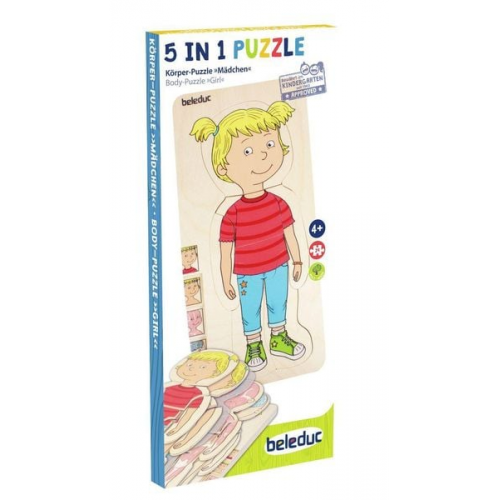 Lagen-Puzzle "Dein Körper" Mädchen / 29 Teile