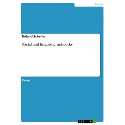 Roland Scheller - Social and linguistic networks