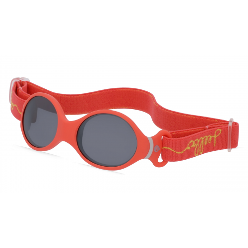 Julbo LOOP S J532 Baby-Sonnenbrille Vollrand Oval Kunststoff-Gestell, rot