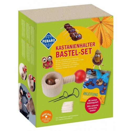 PEBARO Kastanien-Bastelset 5 mit Anleitungsheft