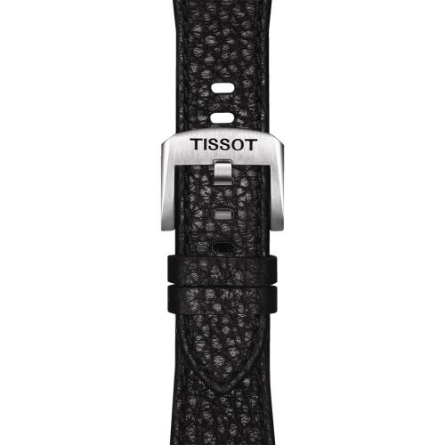 Tissot T852.049.990 Uhrenarmband Leder Schwarz für PRX Modelle