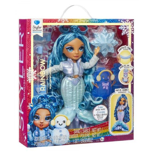 Rainbow High Winter Wonderland Doll- Skyler (Blue)