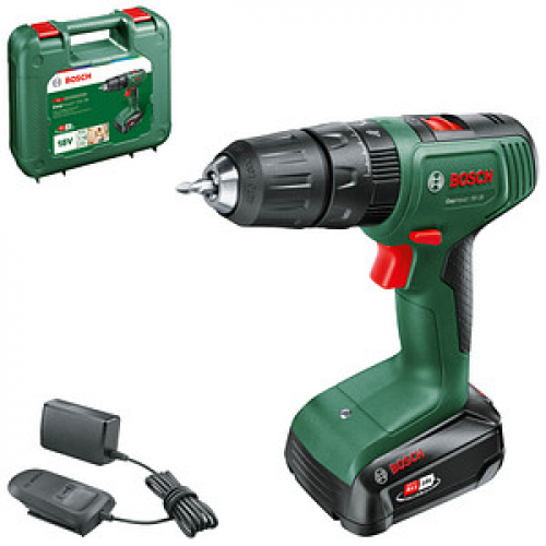 BOSCH Home & Garden EasyImpact 18V-38 Akku-Schlagbohrschrauber-Set 18,0 V, mit 1 Akku