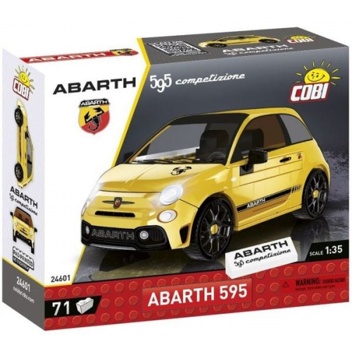 COBI Youngtimer 24601 - Fiat Abarth 595, Bausatz 1:35, 71 Teile, Klemmbausteine