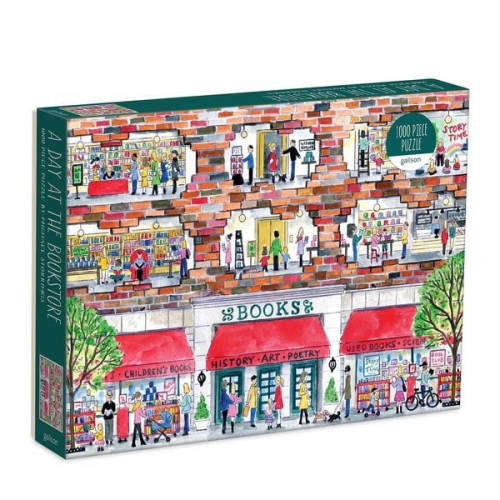 Michael Storrings - Michael Storrings A Day at the Bookstore 1000 Piece Puzzle