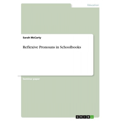 Sarah McCarty - Reflexive Pronouns in Schoolbooks