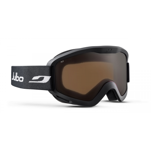 Julbo J7339 Plasma Unisex-Skibrille Vollrand Monoscheibe Kunststoff-Gestell, schwarz