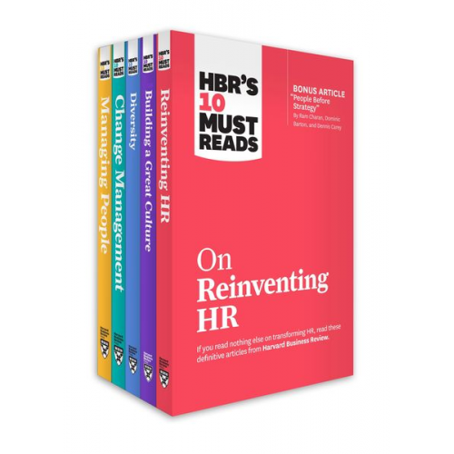 Harvard Business Review Marcus Buckingham W. Chan Kim - Hbr's 10 Must Reads for HR Leaders Collection (5 Books)