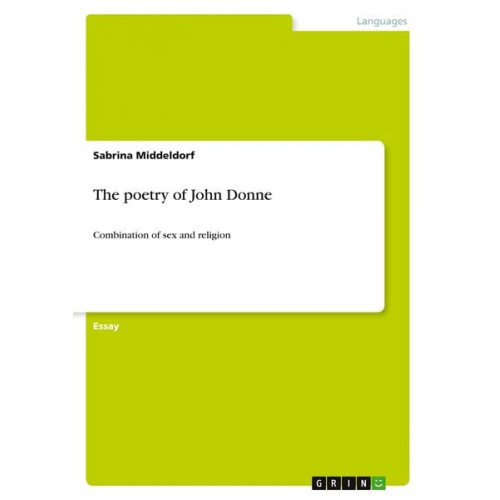 Sabrina Middeldorf - The poetry of John Donne