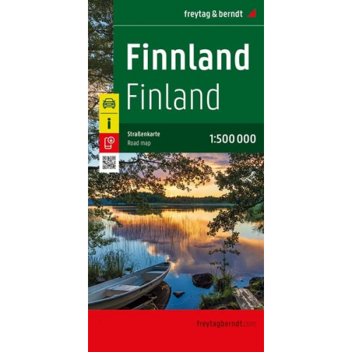 Finnland, Straßenkarte 1:500.000, freytag & berndt