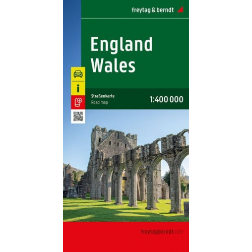 England - Wales, Straßenkarte 1:400.000, freytag & berndt