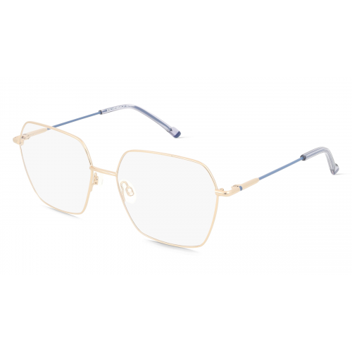 Humphrey´s 582392 Damen-Brille inkl. Gläser Vollrand Eckig Metall-Gestell 55mm/16mm/140mm, gold