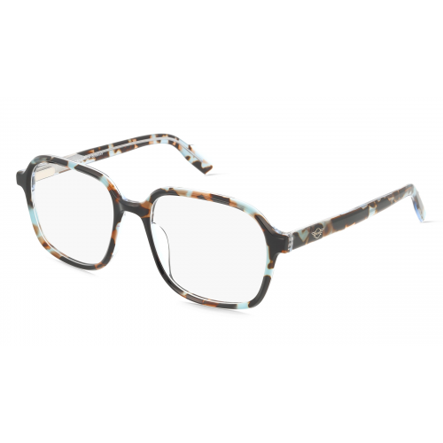 MINI EYEWEAR 743027 Damen-Brille inkl. Gläser Vollrand Oval Kunststoff-Gestell 55mm/18mm/145mm, braun