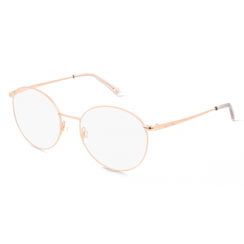 Marc O´ Polo 502200 Unisex-Brille inkl. Gläser Vollrand Rund Metall-Gestell 52mm/17mm/140mm, gold