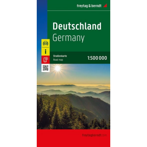 Deutschland, Straßenkarte 1:500.000, freytag & berndt