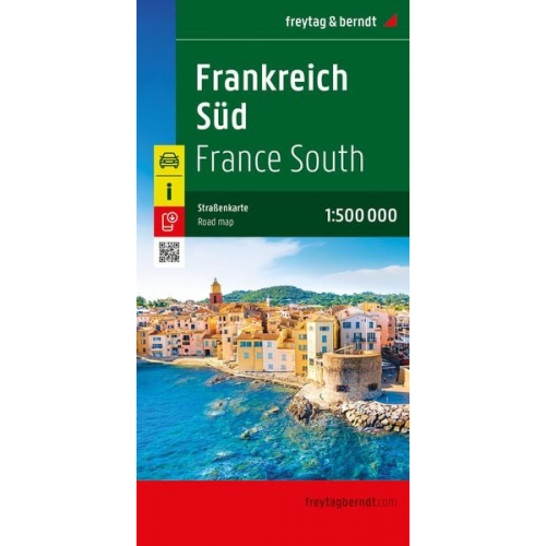 Frankreich Süd, Straßenkarte 1:500.000, freytag & berndt