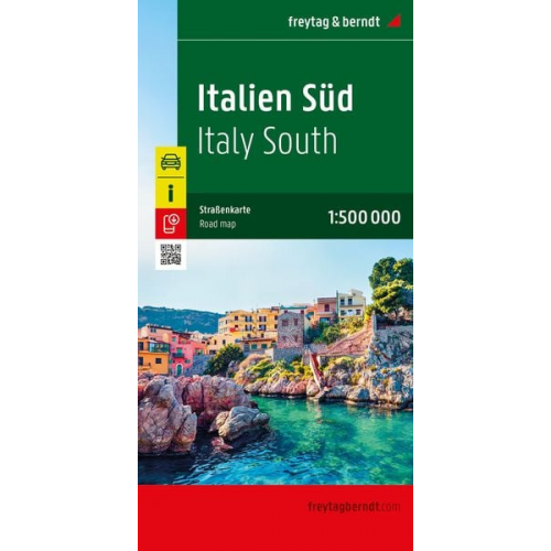 Italien Süd, Straßenkarte 1:500.000, freytag & berndt