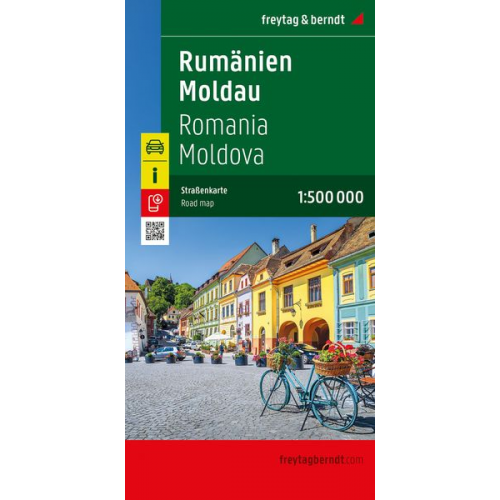 Rumänien - Moldau, Straßenkarte 1:500.000, freytag & berndt