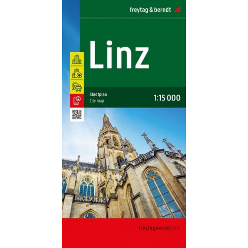 Linz, Stadtplan 1:15.000, freytag & berndt