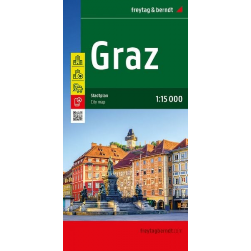 Graz, Stadtplan 1:15.000, freytag & berndt