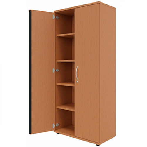 fm Aktenschrank Basic, 4260761570693 buche 4 Fachböden 80,0 x 44,2 x 185,1 cm