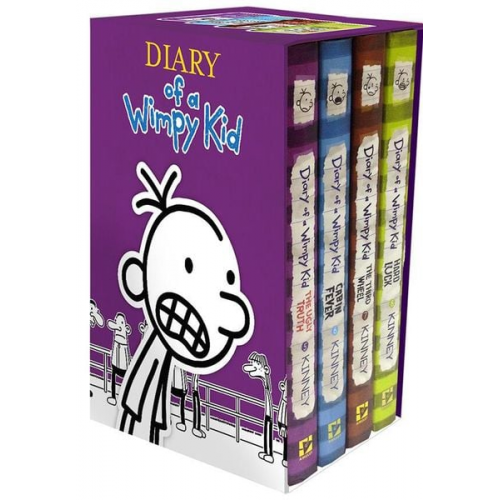 Jeff Kinney - Diary of a Wimpy Kid Box of Books 5-8 Hardcover Gift Set