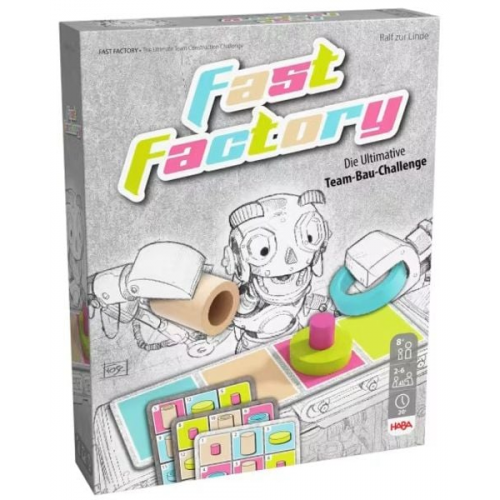 HABA 2011822001 - Fast Factory, Logikspiel, Denksport, Teamspiel