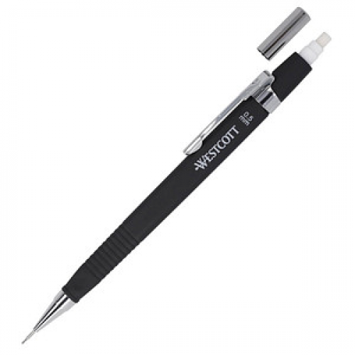 WESTCOTT Druckbleistift schwarz HB 0,5 mm, 1 St.