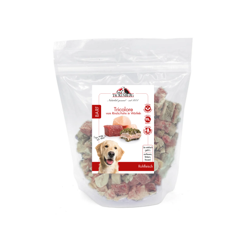 BARF Fleischwürfel von Rind & Huhn für Hunde  - 2000g - Premiumqualität von Tackenberg