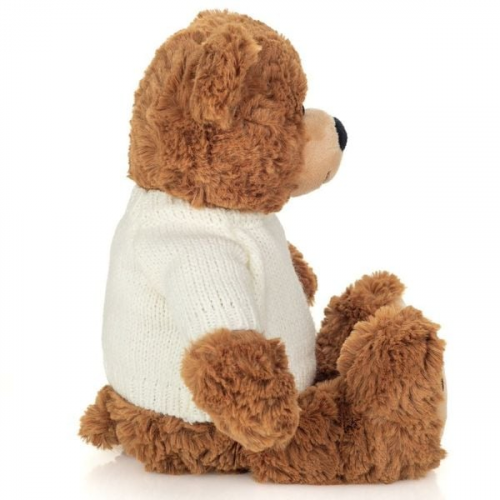 Teddy Hermann 913269 - Teddy Percy mit Pullover, 30 cm, Plüsch