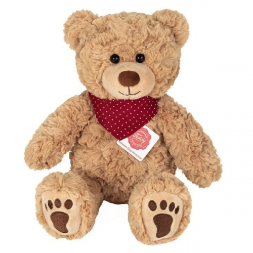 Teddy Hermann 913276 - Teddy Curtis mit Halstuch, 30 cm, Plüsch