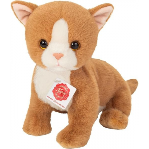 Teddy Hermann 918424 - Babykatze rot, 24 cm, Plüschtier