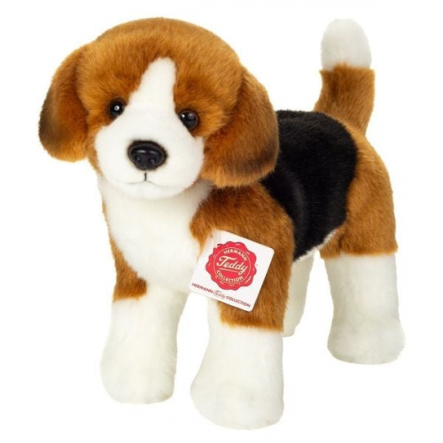 Teddy Hermann 919919 - Beagle stehend, 23 cm, Plüschtier